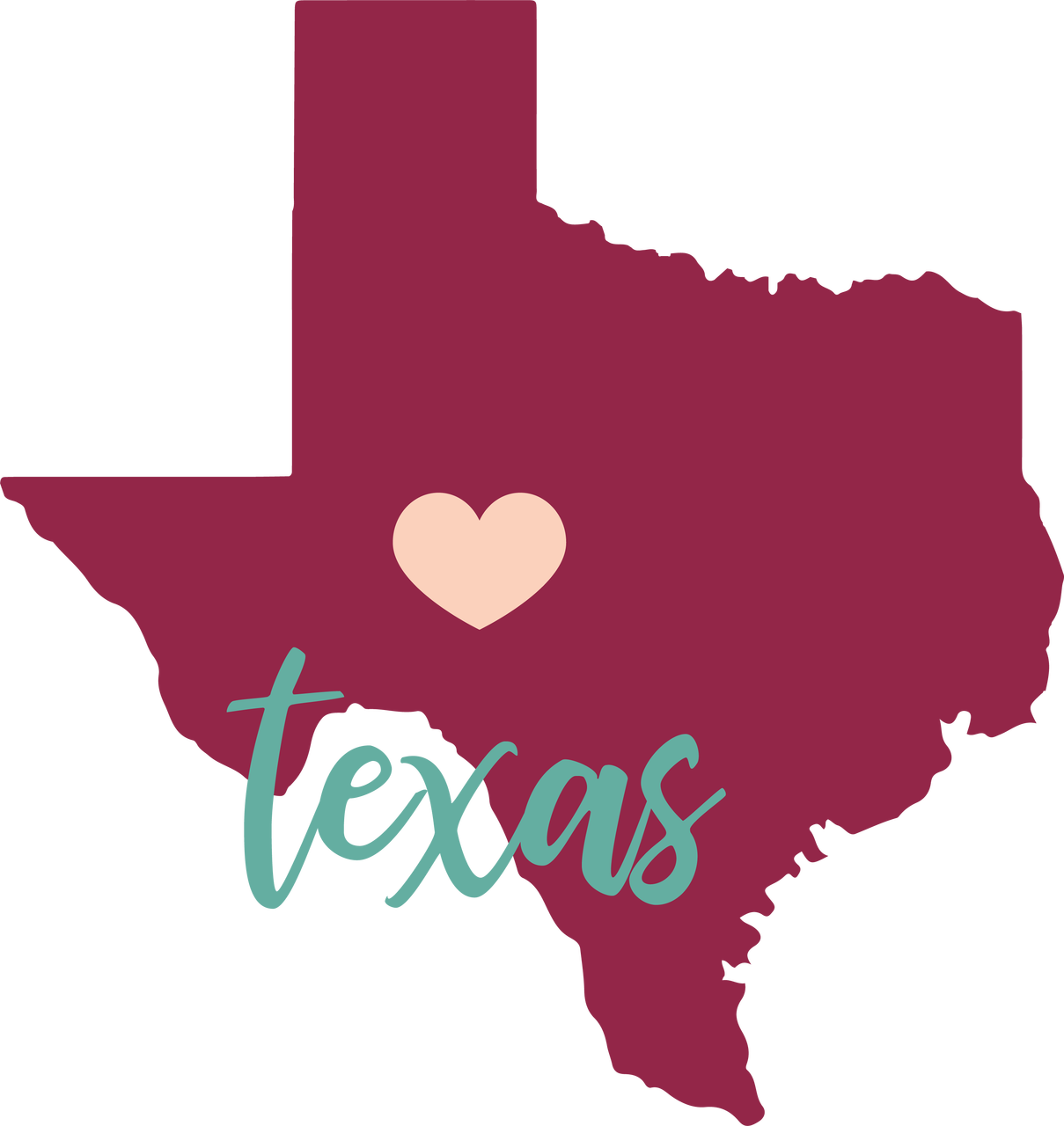 Categories - Texas Map (1209x1280)