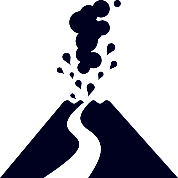 Picture - Volcano Icon Transparent Background (600x597)
