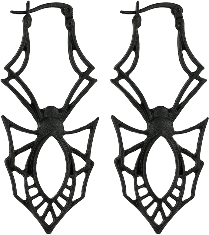 Gothic Spider Earrings By Restyle - Earring (787x1024)