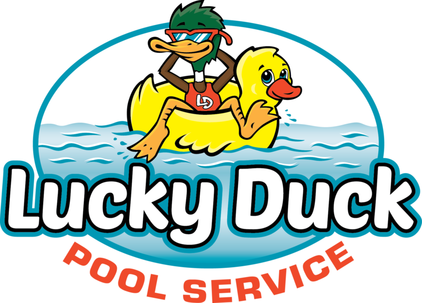 Lucky Duck Pool Service - Cartoon (832x599)