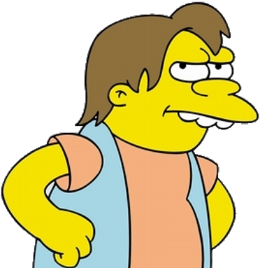 Ha Ha - Nelson Simpsons (400x400)