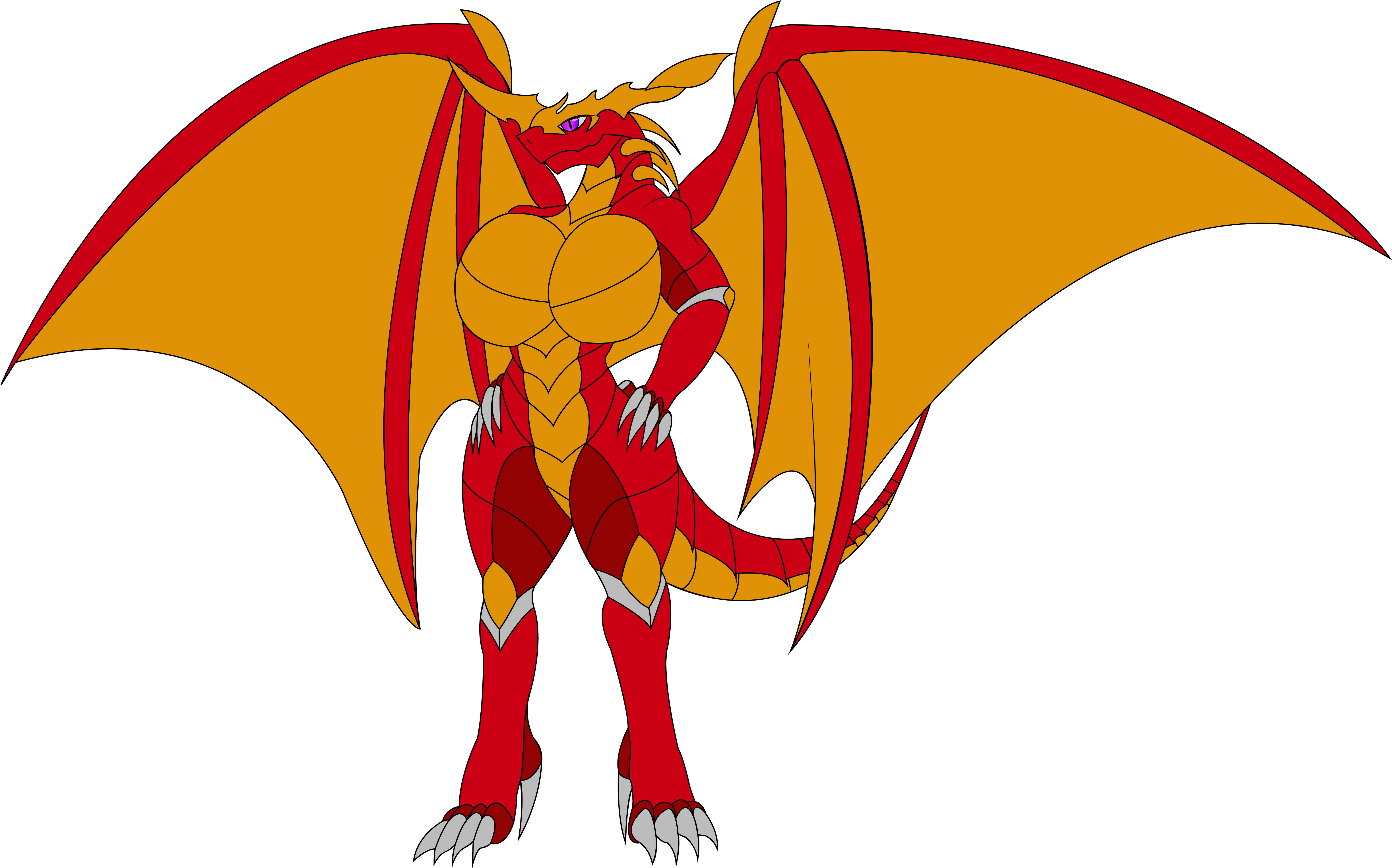 Venus Dragonoid - Cartoon (4925x3127)