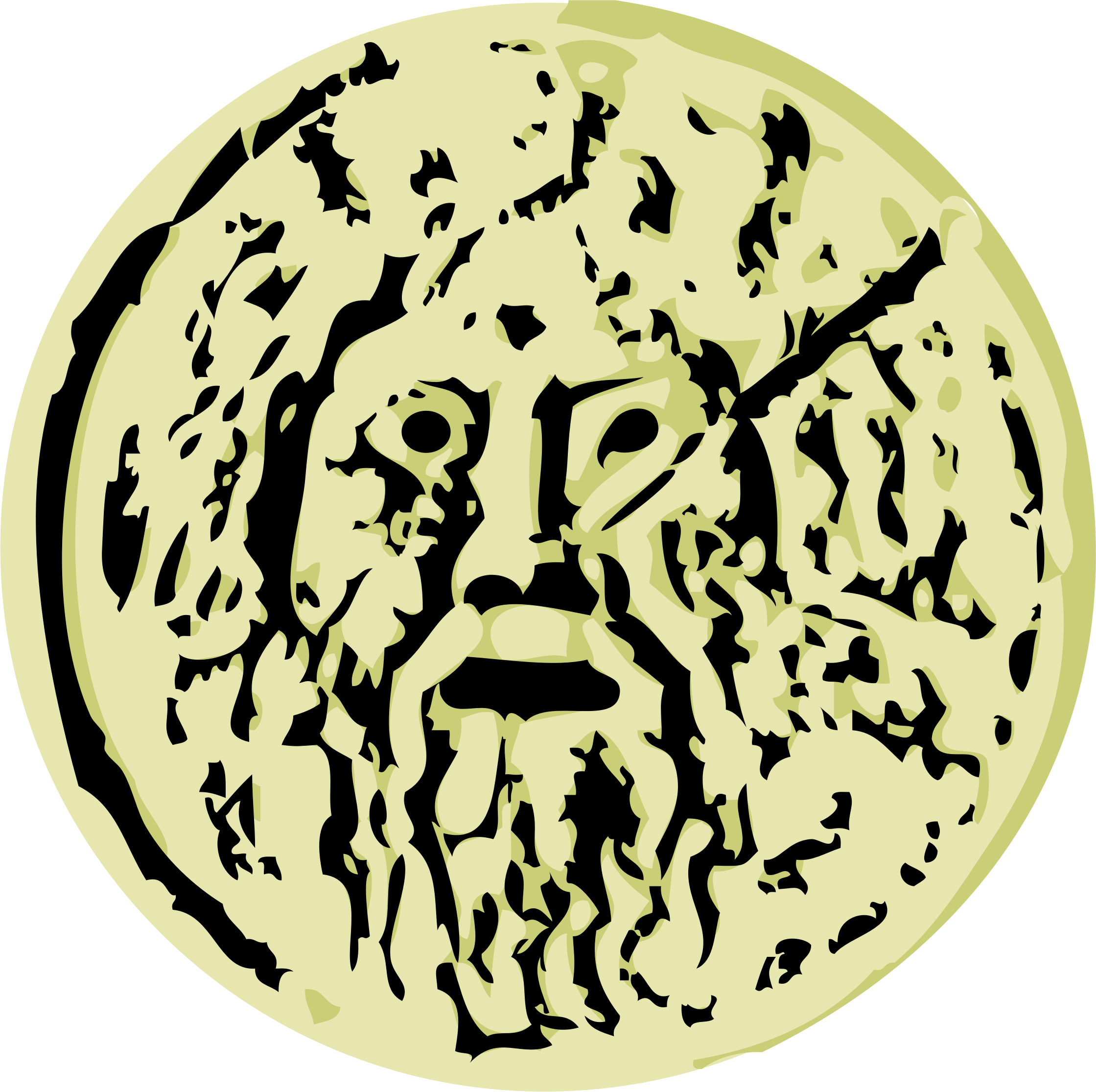 Big Image - Sculpture Face Free Vector (2239x2230)