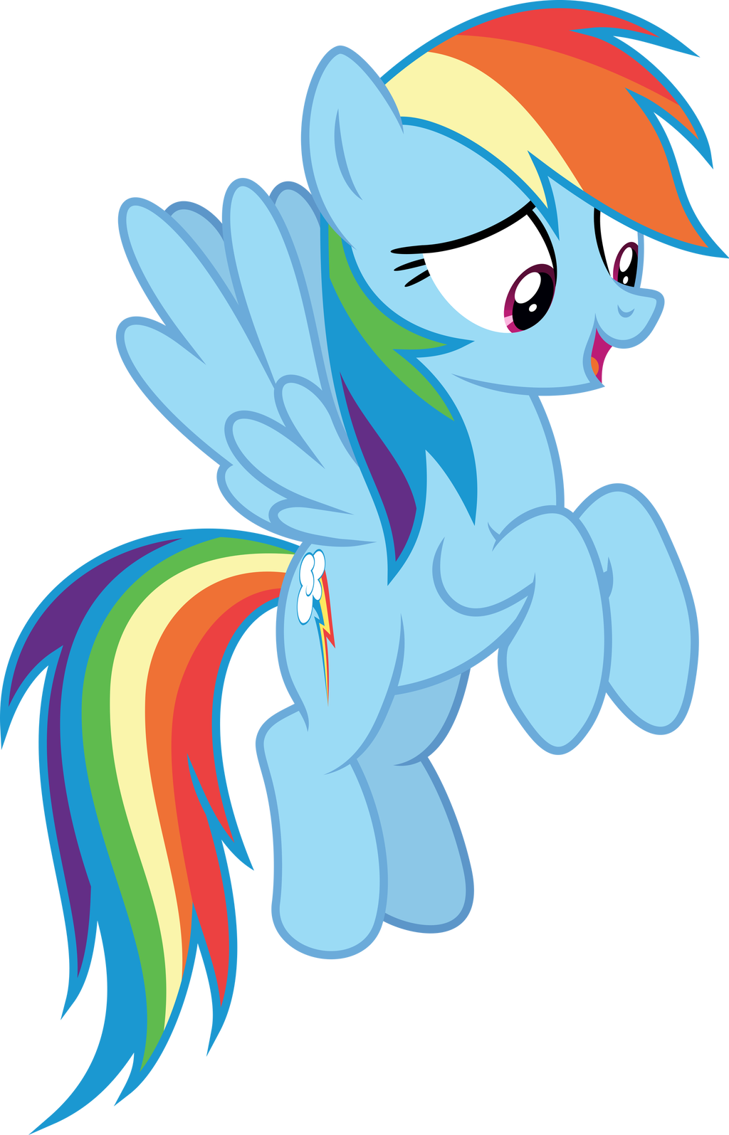 Rainbow Dash - Mlp Rainbow Jack (1024x1595)