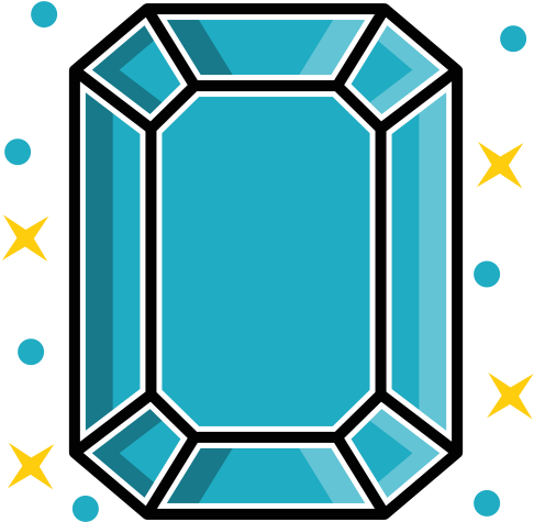 512 X 512 0 - Emerald Diamond Vector (512x512)