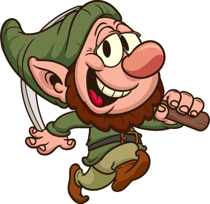 Happy Dwarf - Happy Dwarf - Cartoon (409x397)