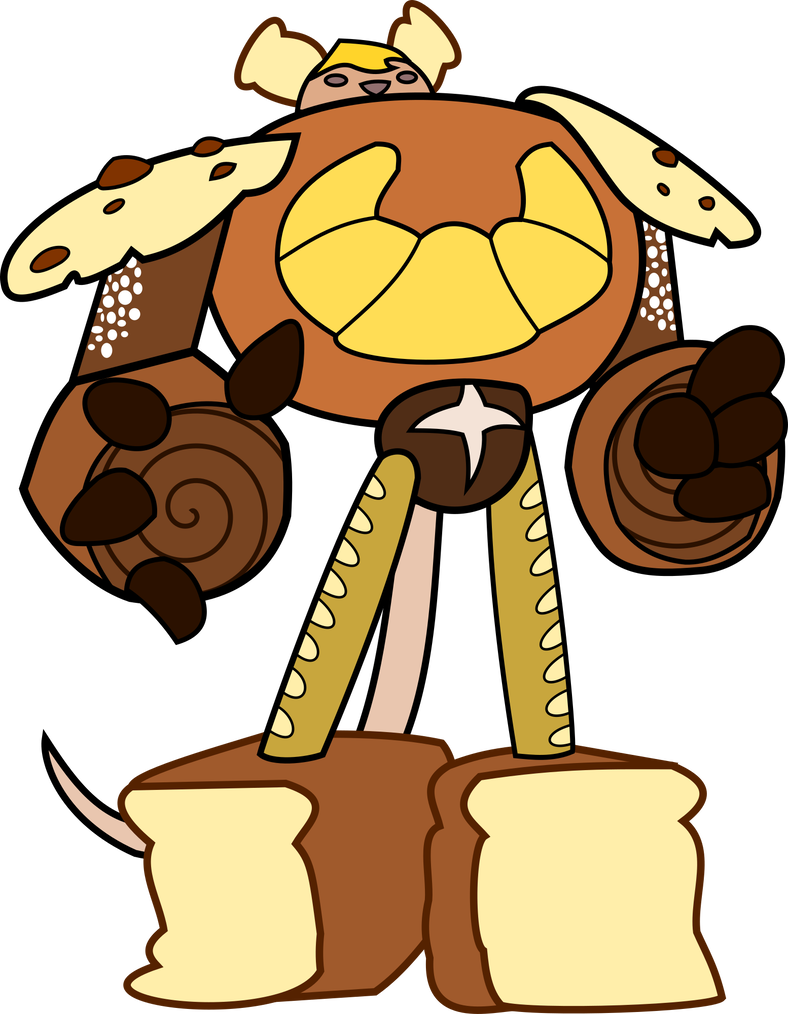 Captain Croissant Mouse Vector By Edstringer1 - Cartoon (788x1014)