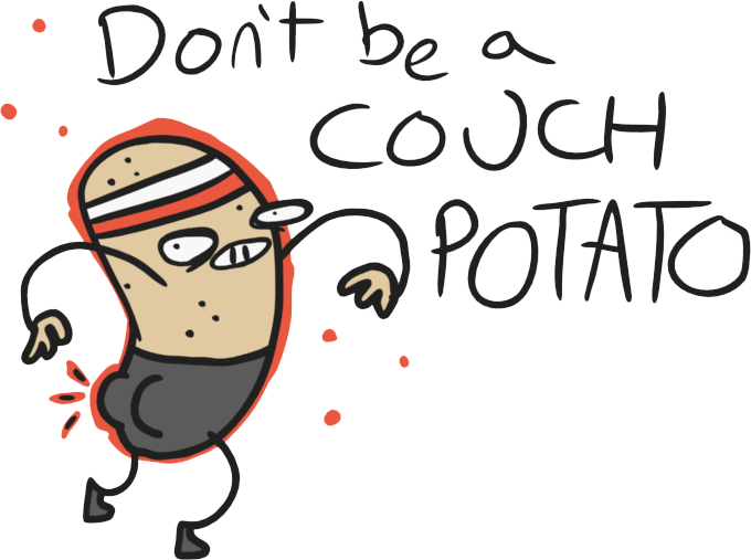 Potato Booty By Tvoltage - Cartoon (680x507)