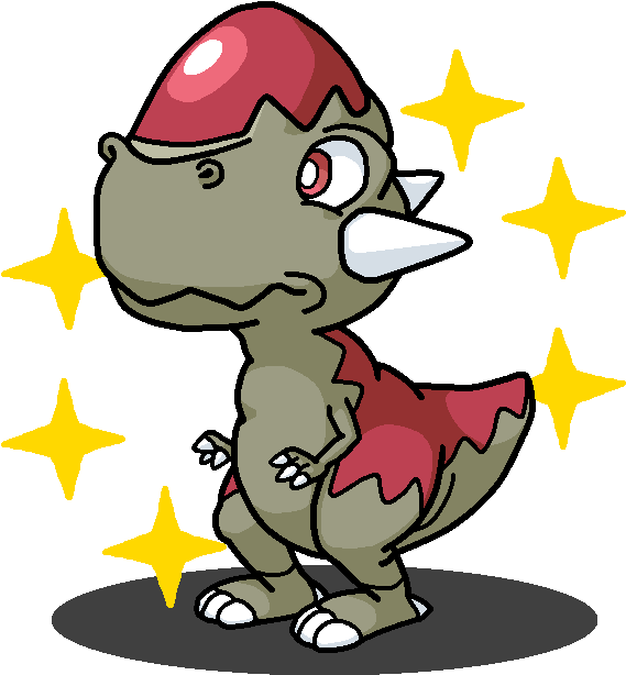 Cranidos Clipart - Cranidos Shiny (650x650)