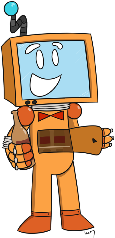 Robot Servant Thing By Cuddlycooper - Cartoon (752x1063)