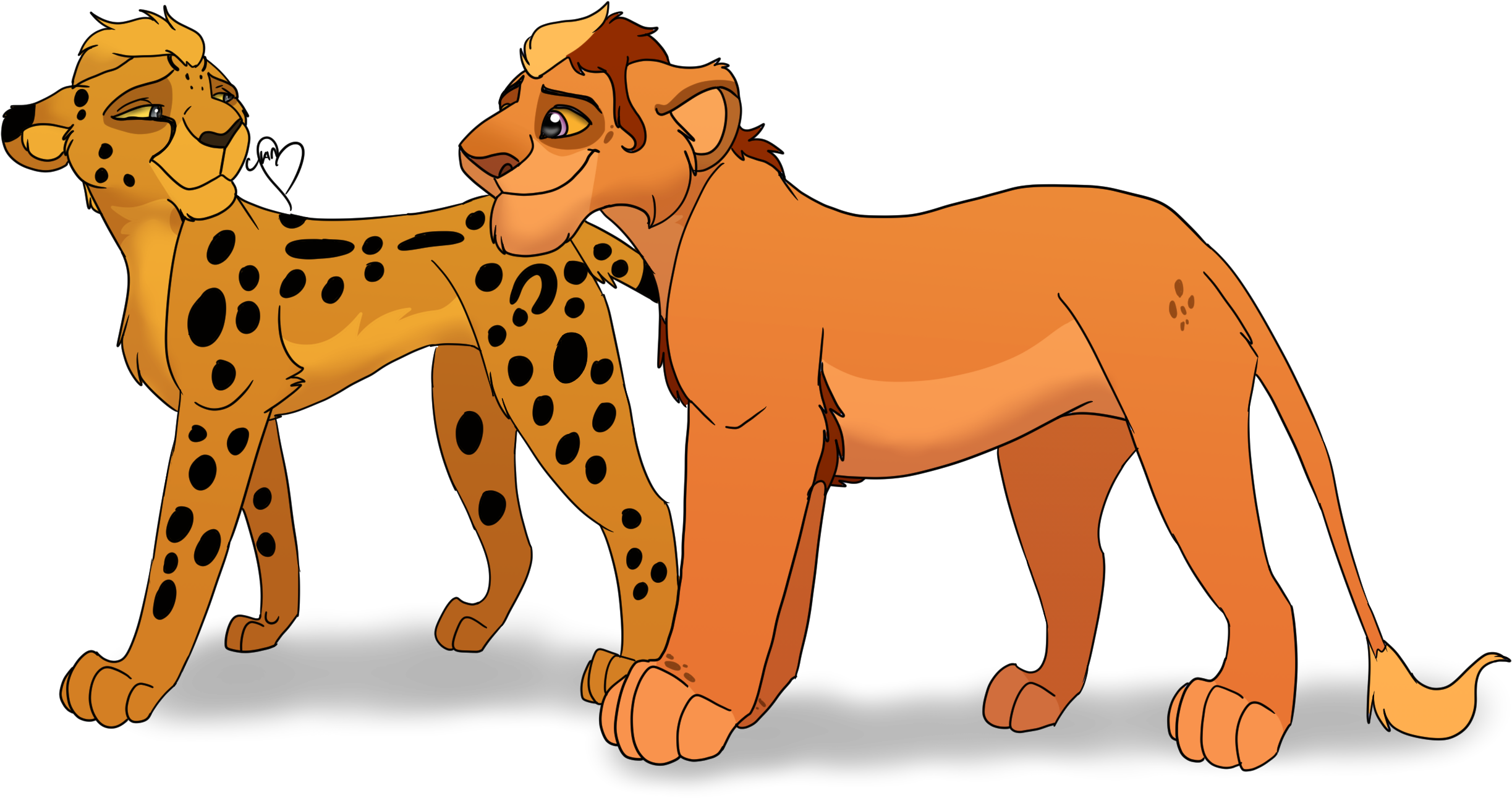 Best Friends - Cartoon (2565x1464)