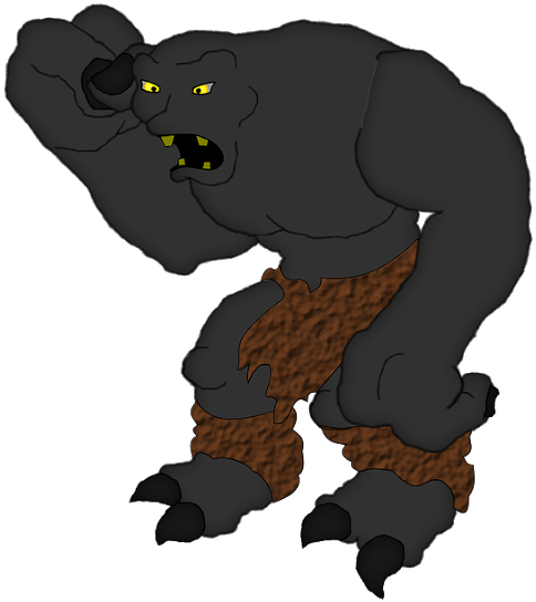 533 X 640 2 - Monster Troll Transparent (533x640)