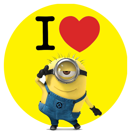 Cute Minions Love (512x512)