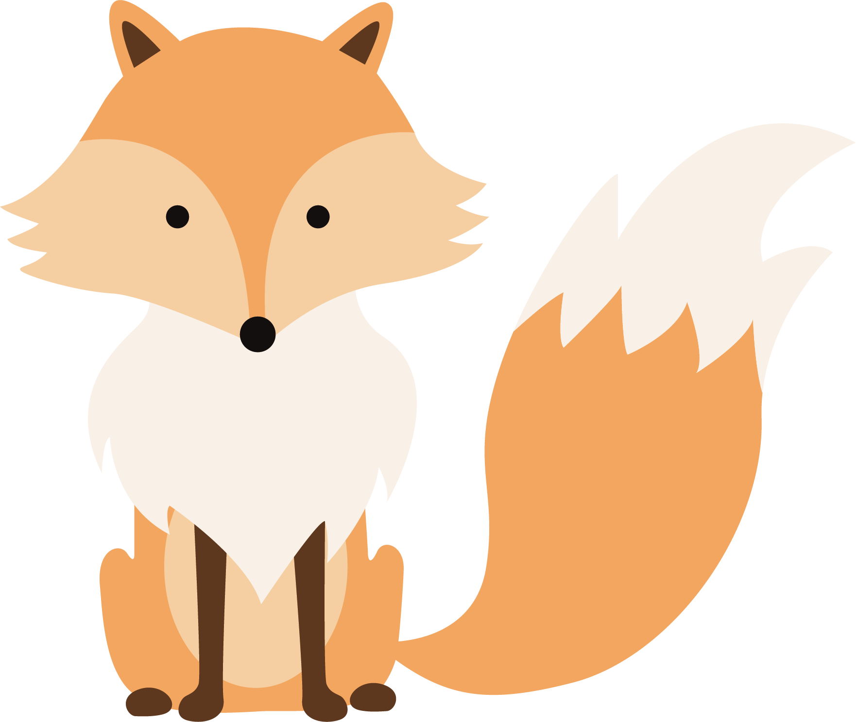 Cartoon Foxes (1762x1487)