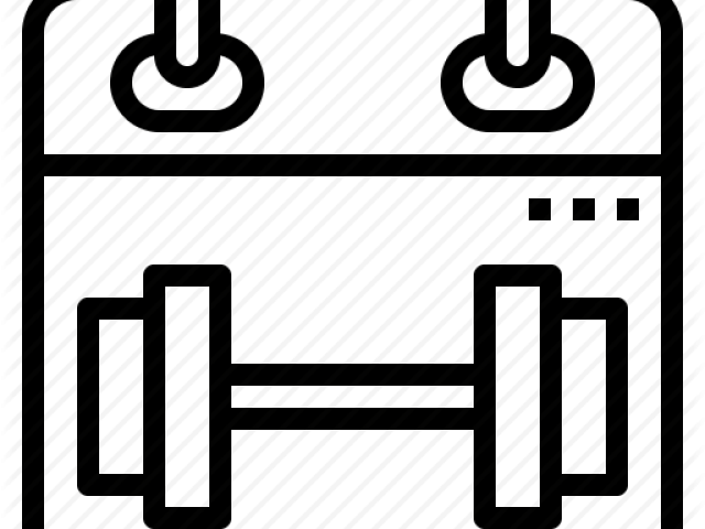 Calendar Clipart Exercise - Icon (640x480)