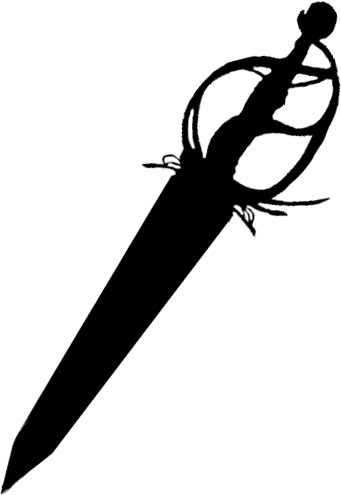 Sword Silhouette - Sword (341x495)