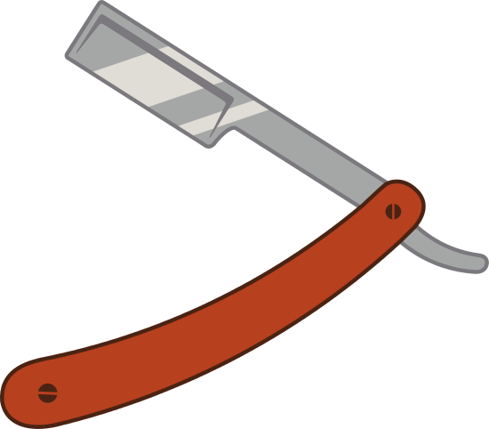 Straight Razor Icon - Parallel (550x482)