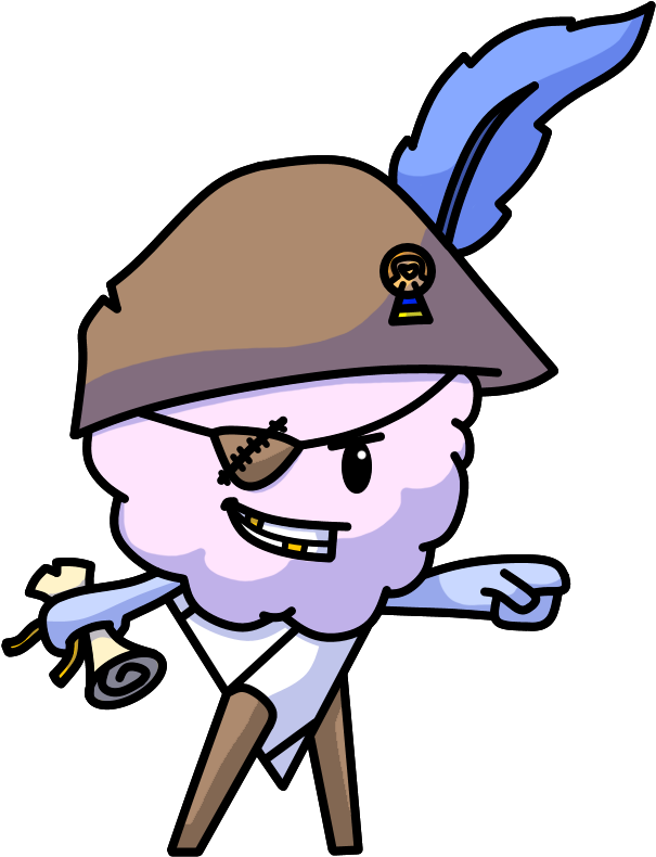 Captain Candy Floss - Cartoon (800x800)