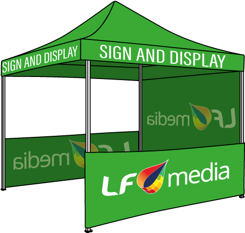 3 Meter Branded Tent Perth - Canopy (567x567)