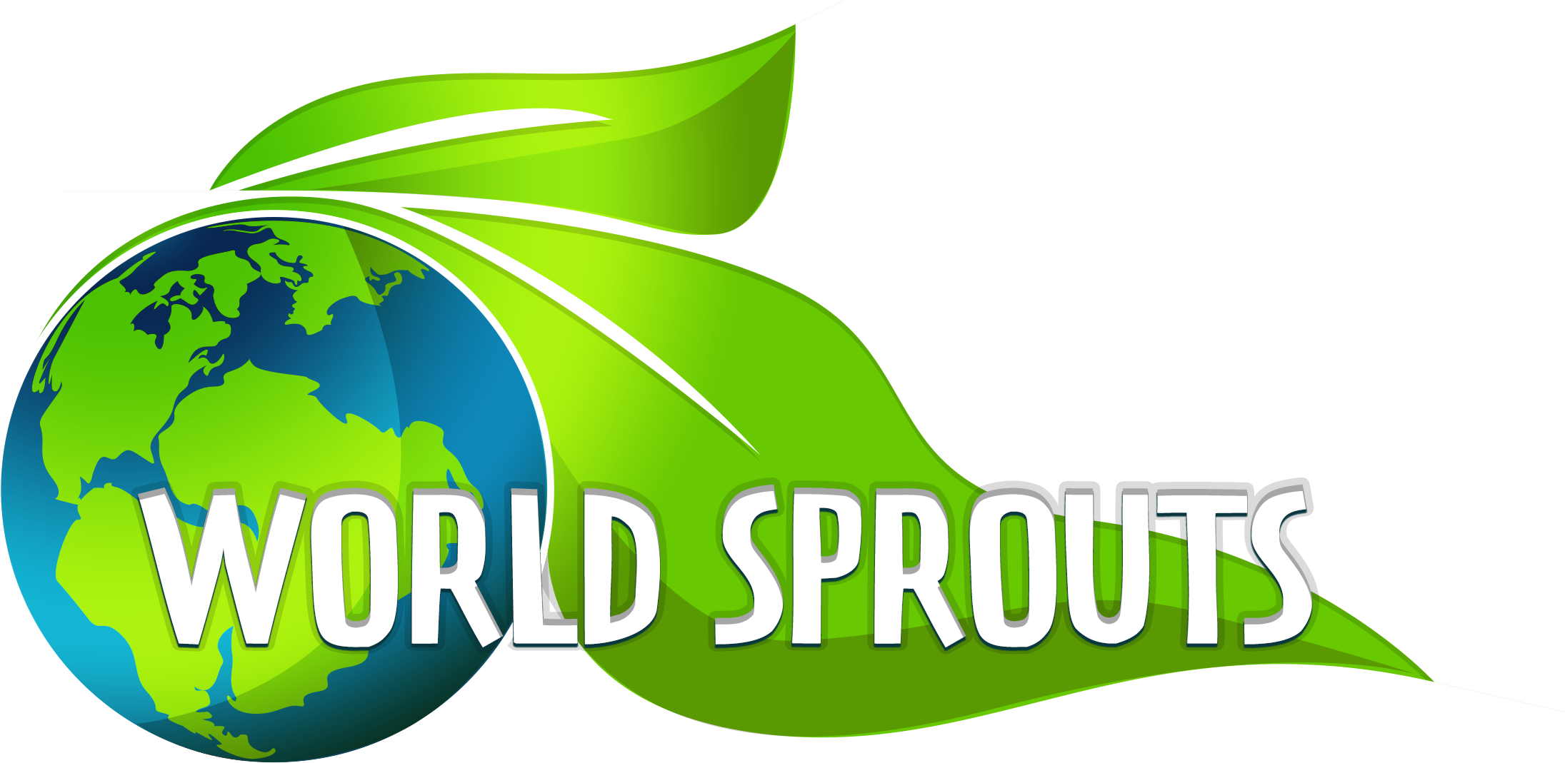 World Sprouts Logo - Graphic Design (2635x1153)
