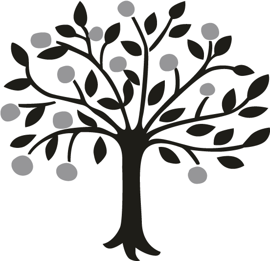 Smock Lemon Tree Motif - Laurel Tree Drawing (696x696)