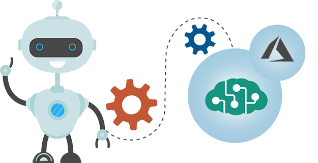 Chatbot Development With Microsoft Azure - Bot Vector (625x320)