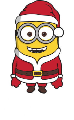 Minions Drawing For Christmas (500x500)
