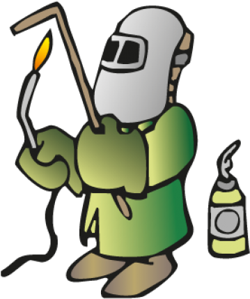 Welding Graphics - Hot Work Safety Poster (518x518)