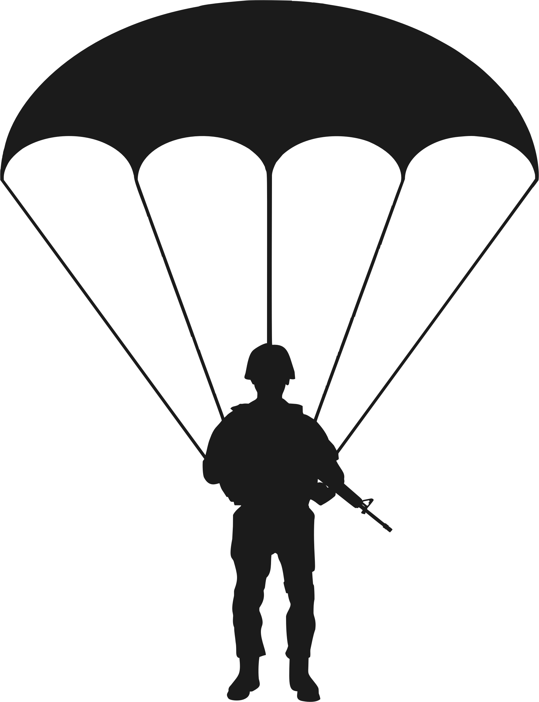 Big Image - Paratrooper Silhouette (1760x2292)