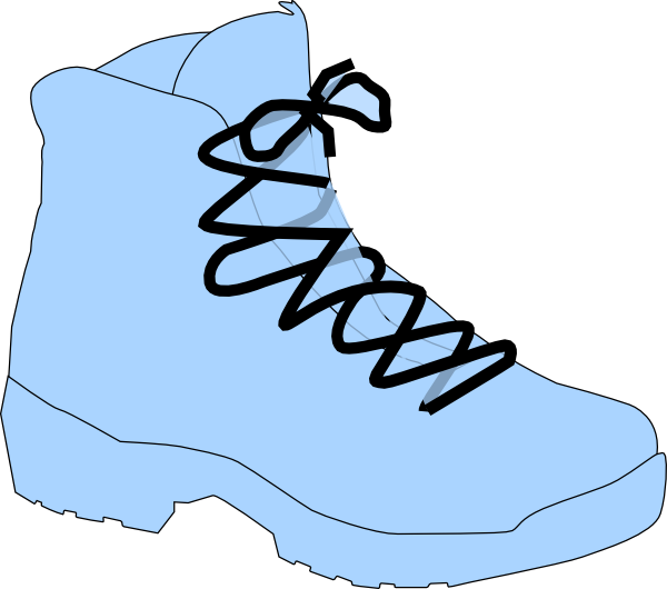Blue Boots Clipart (600x530)
