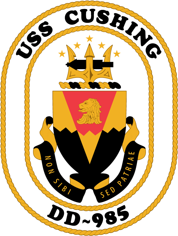 Uss Cushing Dd-985 - Emblem (800x800)