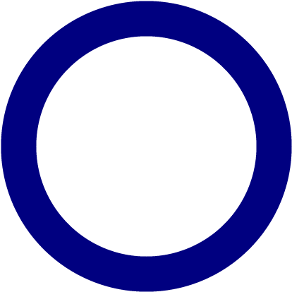 Circle Clipart Navy Blue - Circle (512x512)