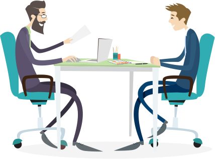 Face To Face Discussion - Job Interview (428x316)