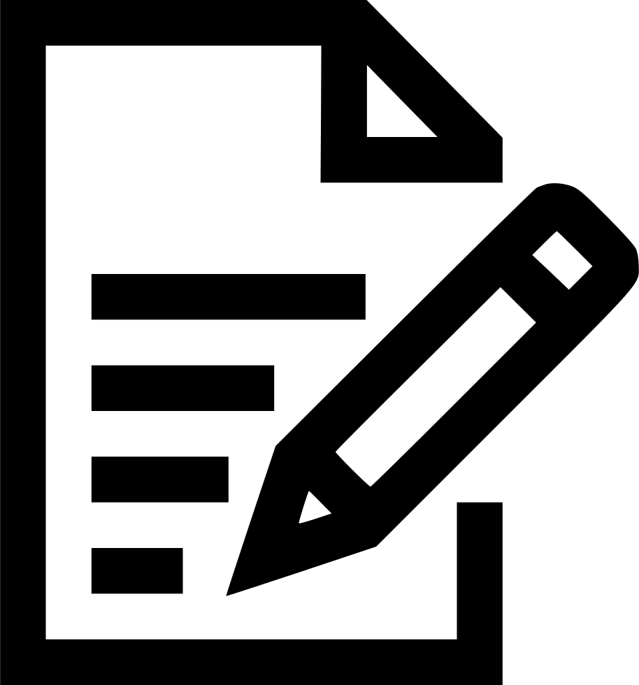 Free Download Memo - Write Icon (914x980)