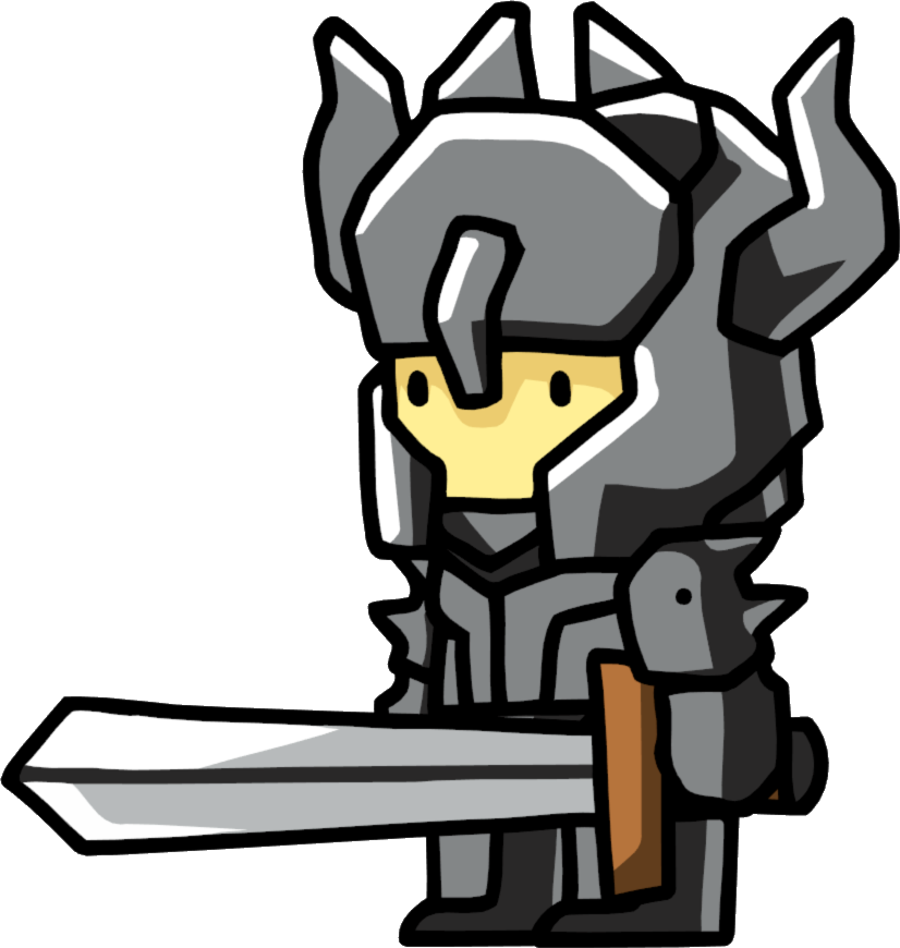 Dark Knight Su - Scribblenauts Characters (826x870)