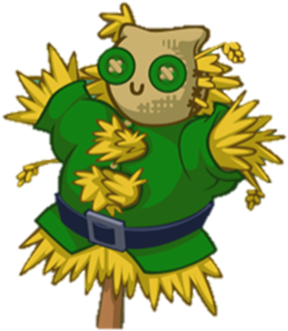 Scarecrow - Cartoon (369x402)