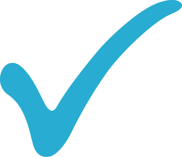 Check Mark - Light Blue Check Mark (709x612)