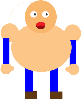 Preview - Random Guy Png (362x401)