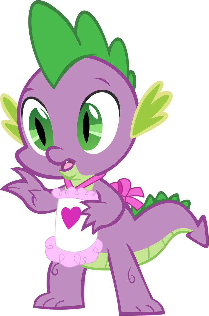 Apron Spike By Linkboss - Mlp Spike Wings Vector (727x1099)