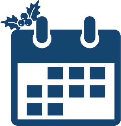 Holiday Collection Days And Facility Closings - Vector Graphics (600x600)