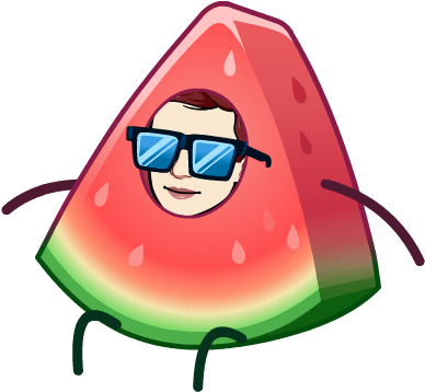 Watermelon Bitmoji (398x398)