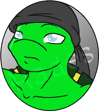 Tmnt - Hades Button - Dog Walker (372x447)