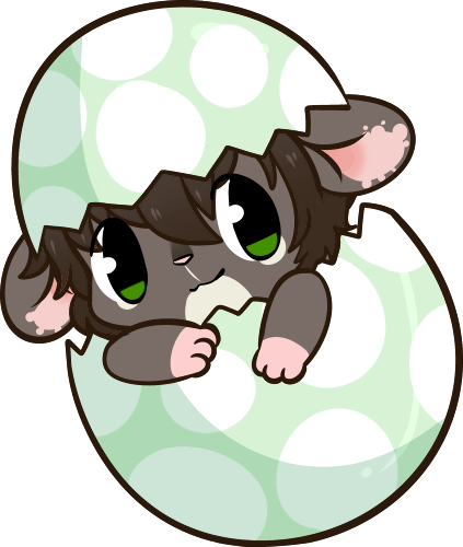 Hiding From The Chaos - Cartoon (423x500)
