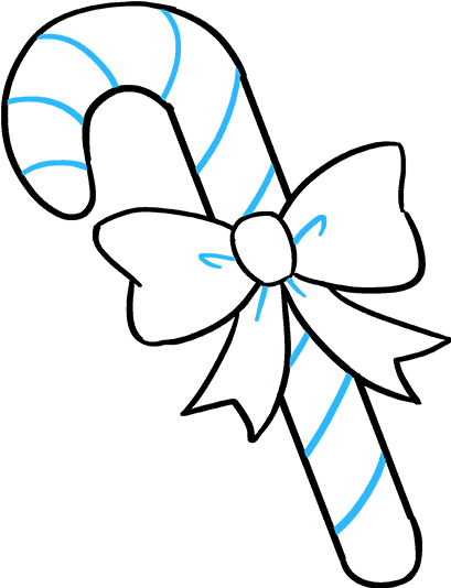 680 X 678 10 - Easy Candy Cane Drawing (680x678)