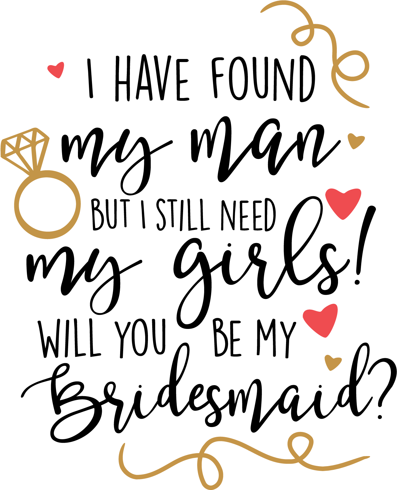 Visit - Bridesmaid Sticker (1800x1800)