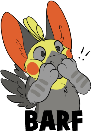Im Gunna Barf - Cartoon (512x512)
