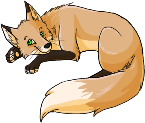 Fox Master Race - Cartoon (500x500)