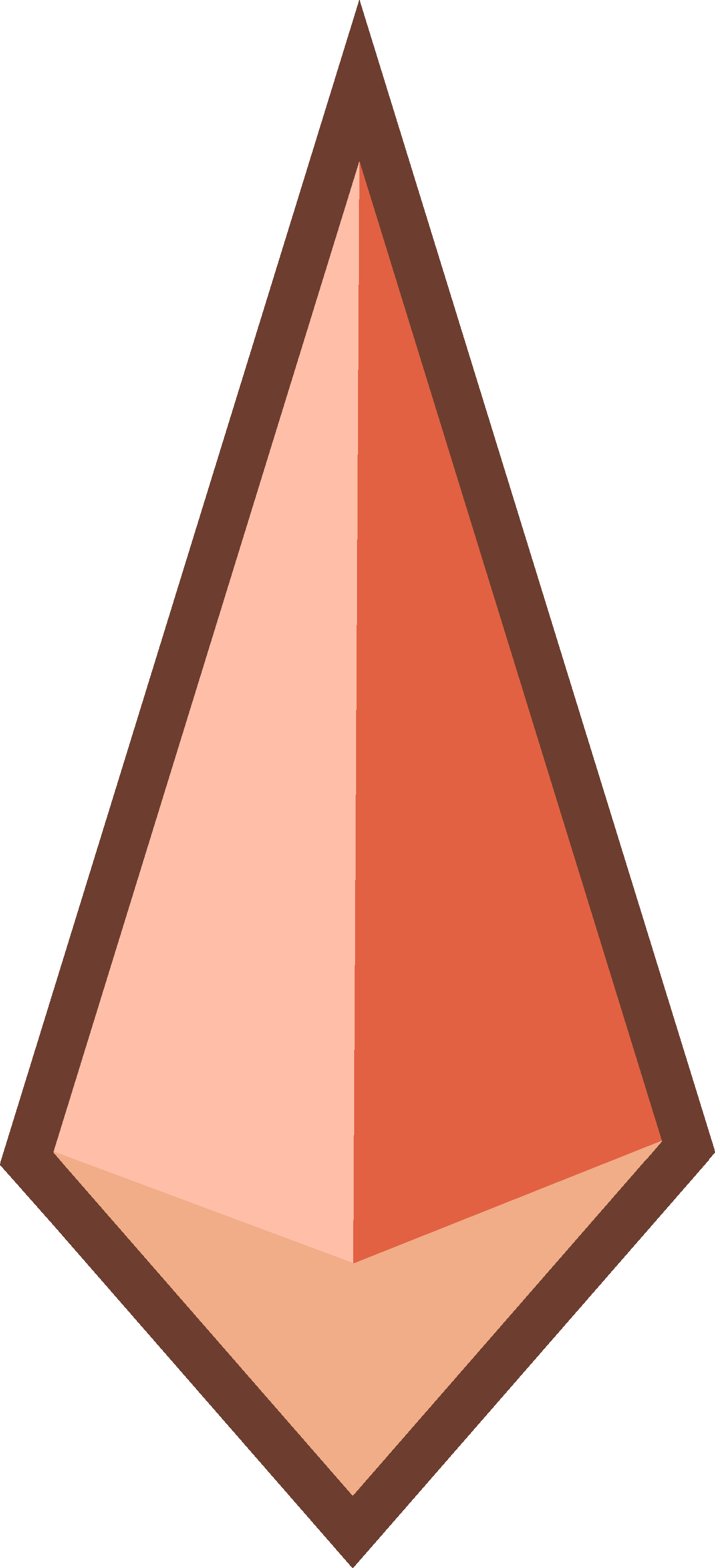 Cone Clipart Triangle Nose - Ephesite (1500x3287)
