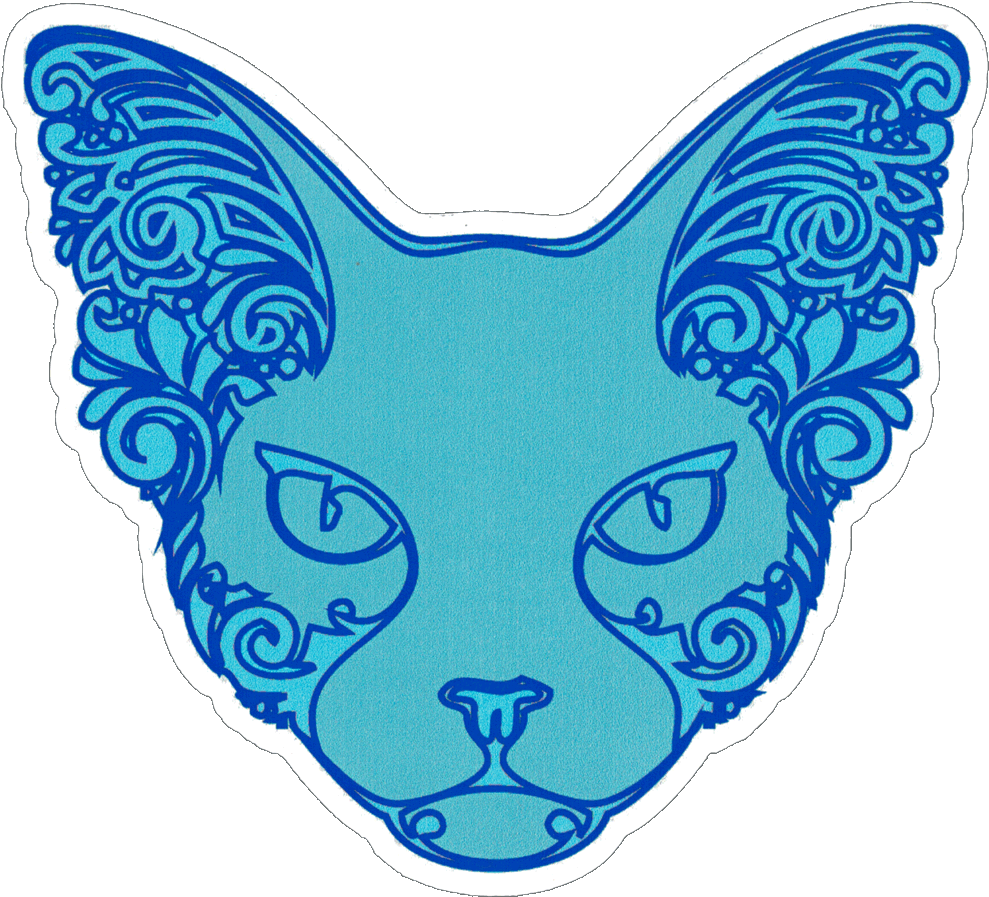 Blue Sphinx Cat - Blue Sphinx Cat (1000x908)