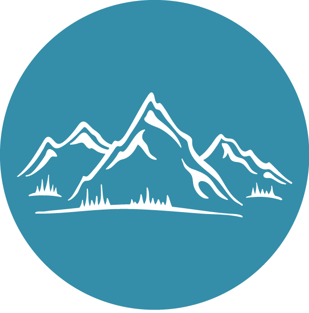 Yeşil Yol - Mountain Sticker (629x636)